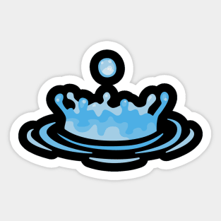 Water Droplets Sticker